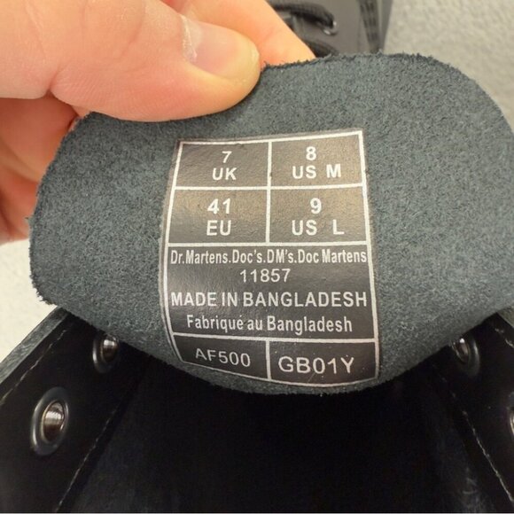 Dr Martens NWT 1490 Bex Smooth Leather Boots Sz 8 Men's/9 Women's/7 UK/41 EU - Picture 2 of 15